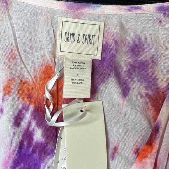 NWT Sand & Spirit tie dye maxi dress - Picture 3 of 7